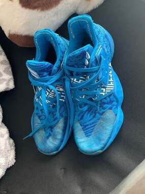 Adidas Harden Vol. 4 Bright Blue Basketball Shoes